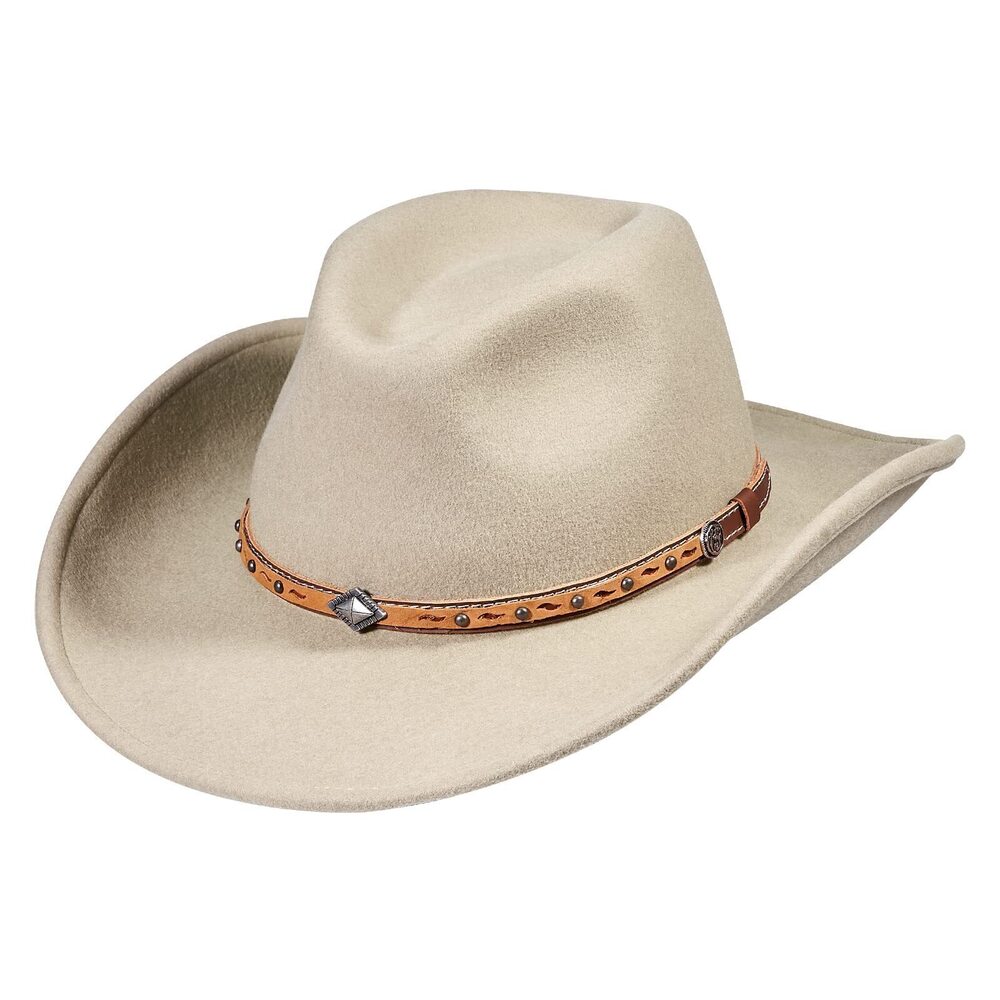 8662 Cowboy Hat with Wide Brim 100% Wool Cowgirl Hat Western Hats Felt